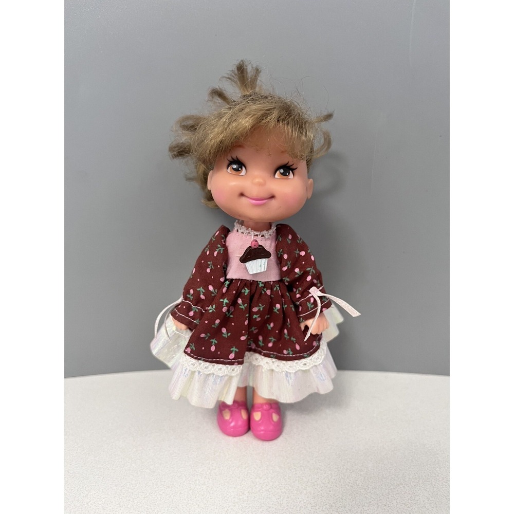 Vintage Cherry Merry Muffin Chocolottie Cupcake Doll Dress Shoes Mattel 80s